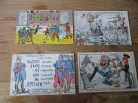 Rußland selt. Sammlung Propaganda Karten oft Anti Deutschland Kaiser 91 Stück !