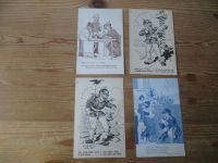 Rußland selt. Sammlung Propaganda Karten oft Anti Deutschland Kaiser 91 Stück !