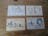 Rußland selt. Sammlung Propaganda Karten oft Anti Deutschland Kaiser 91 Stück !