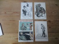 Rußland selt. Sammlung Propaganda Karten oft Anti Deutschland Kaiser 91 Stück !