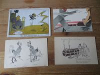 Rußland selt. Sammlung Propaganda Karten oft Anti Deutschland Kaiser 91 Stück !