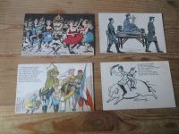 Rußland selt. Sammlung Propaganda Karten oft Anti Deutschland Kaiser 91 Stück !