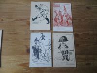 Rußland selt. Sammlung Propaganda Karten oft Anti Deutschland Kaiser 91 Stück !