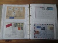 Flugpost Deutschland Europa Übersee sehr inter. Sammlung oft 50/60er Jahre 235 St