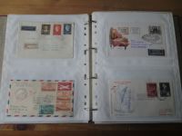 Flugpost Deutschland Europa Übersee sehr inter. Sammlung oft 50/60er Jahre 235 St