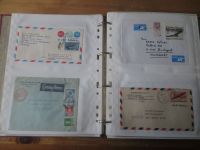 Flugpost Deutschland Europa Übersee sehr inter. Sammlung oft 50/60er Jahre 235 St