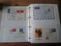 Flugpost Deutschland Europa Übersee sehr inter. Sammlung oft 50/60er Jahre 235 St