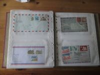 Flugpost Deutschland Europa Übersee sehr inter. Sammlung oft 50/60er Jahre 235 St