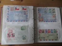 Flugpost Deutschland Europa Übersee sehr inter. Sammlung oft 50/60er Jahre 235 St