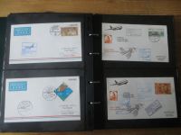 Flugpost Briefe Spezial Sammlung Airbus A 300 der Lufthansa 98 Stck viel