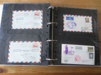 Flugpost Deutschland Europa Übersee inter. Sammlung oft 50-60er Jahre 150 St