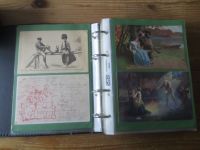 Ansichtskarten gute Sammlung Motiv Frauen bzw. Mann + Frau + Kinder 74 Ak oft Jugendstil