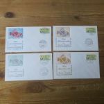 Bund Sammlung ATM Automatenmarken auf Brief FDC 14 Stück 1981 Ersttag und zwar
