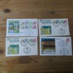 Bund Sammlung Burgen & Schlösser 7 Briefe Zusammendrucke FDC + 2x Heftchenblatt