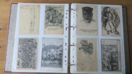 Militaria Weltkrieg gute Ansichtskarten Sammlung 204 Stck einige handgemalt dabei
