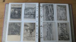 Militaria Weltkrieg gute Ansichtskarten Sammlung 204 Stck einige handgemalt dabei