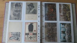 Militaria Weltkrieg gute Ansichtskarten Sammlung 204 Stck einige handgemalt dabei