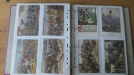 Militaria Weltkrieg gute Ansichtskarten Sammlung 204 Stck einige handgemalt dabei
