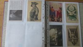 Militaria Weltkrieg gute Ansichtskarten Sammlung 204 Stck einige handgemalt dabei