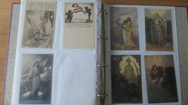 Militaria Weltkrieg gute Ansichtskarten Sammlung 204 Stck einige handgemalt dabei