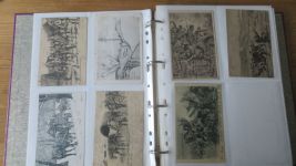 Militaria Weltkrieg gute Ansichtskarten Sammlung 204 Stck einige handgemalt dabei