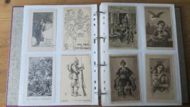 Militaria Weltkrieg gute Ansichtskarten Sammlung 204 Stck einige handgemalt dabei