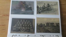 Militaria Krieg Patriotik gute Ansichtskarten Sammlung von 144 Stck viel Marine