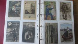 Militaria Krieg Patriotik gute Ansichtskarten Sammlung von 144 Stck viel Marine