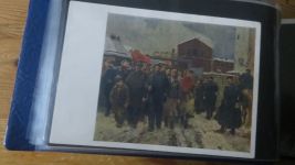 Rußland sehr seltene Sammlung Propaganda Karten gesamt 98 Stück im Briefe