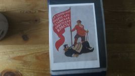 Rußland sehr seltene Sammlung Propaganda Karten gesamt 98 Stück im Briefe