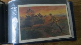 Rußland sehr seltene Sammlung Propaganda Karten gesamt 98 Stück im Briefe