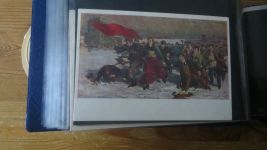 Rußland sehr seltene Sammlung Propaganda Karten gesamt 98 Stück im Briefe