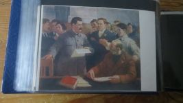 Rußland sehr seltene Sammlung Propaganda Karten gesamt 98 Stück im Briefe