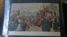 Rußland sehr seltene Sammlung Propaganda Karten gesamt 98 Stück im Briefe