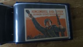 Rußland sehr seltene Sammlung Propaganda Karten gesamt 98 Stück im Briefe