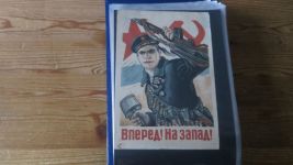 Rußland sehr seltene Sammlung Propaganda Karten gesamt 98 Stück im Briefe