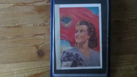 Rußland sehr seltene Sammlung Propaganda Karten gesamt 98 Stück im Briefe