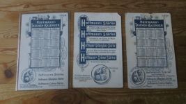 Litho Ansichtskarten Sammlung Topographie Reklame Hoffmann Stärke Bad Salzuflen