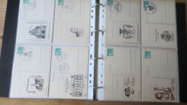 DDR Ganzsachen Sammlung aus Nachlass gesamt 226 meist wohl Privatganzsachen oder