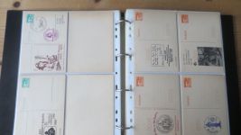 DDR Ganzsachen Sammlung aus Nachlass gesamt 226 meist wohl Privatganzsachen oder