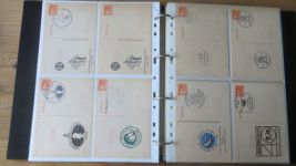 DDR Ganzsachen Sammlung aus Nachlass gesamt 226 meist wohl Privatganzsachen oder