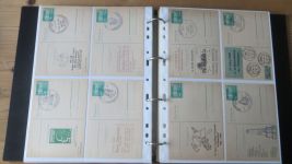 DDR Ganzsachen Sammlung aus Nachlass gesamt 226 meist wohl Privatganzsachen oder