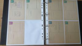 DDR Ganzsachen Sammlung aus Nachlass gesamt 226 meist wohl Privatganzsachen oder