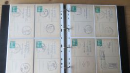 DDR Ganzsachen Sammlung aus Nachlass gesamt 226 meist wohl Privatganzsachen oder