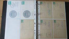 DDR Ganzsachen Sammlung aus Nachlass gesamt 226 meist wohl Privatganzsachen oder