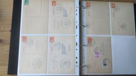 DDR Ganzsachen Sammlung aus Nachlass gesamt 226 meist wohl Privatganzsachen oder