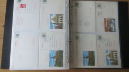 DDR Ganzsachen Sammlung aus Nachlass gesamt 226 meist wohl Privatganzsachen oder