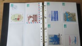 DDR Ganzsachen Sammlung aus Nachlass gesamt 226 meist wohl Privatganzsachen oder