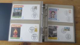 FDC Sammlung Bund Berlin Österreich 4 gute Safe Alben 60-80er NP Zubehör 221,00