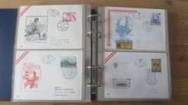 FDC Sammlung Bund Berlin Österreich 4 gute Safe Alben 60-80er NP Zubehör 221,00